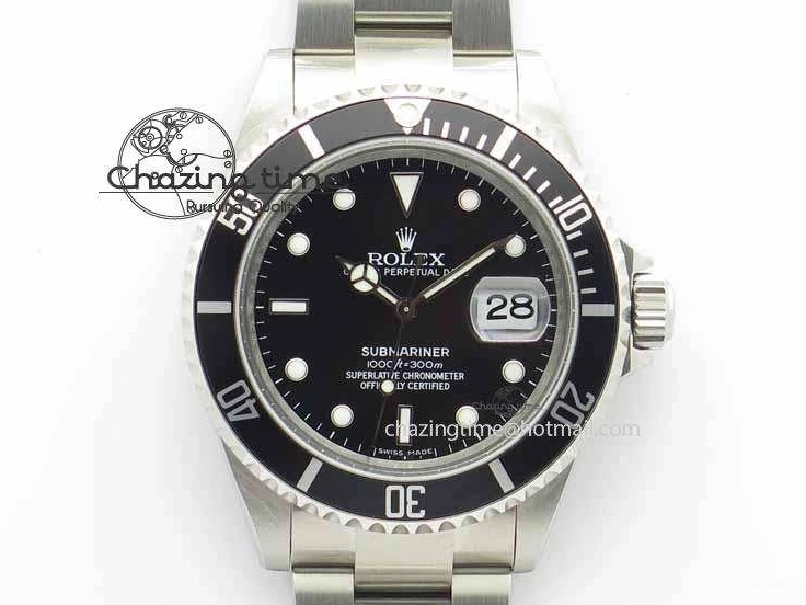 Metal Bracelet 16610 Submariner LN SH3135 Bezel JF Black Edition SS Best On 1:1 1231